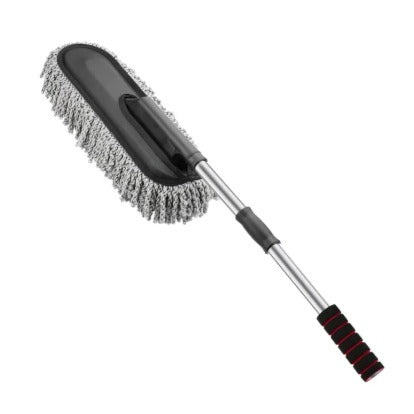 Car Wash Cleaning Brush Duster Dust Wax Mop Microfiber Telescoping Dusting Tool