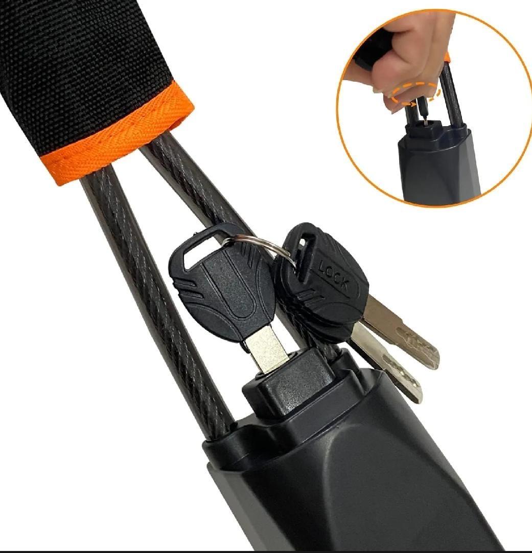 Car Steering Wheel and Seat Belt Lock – Compact Anti-Theft Security Device for Vehicles