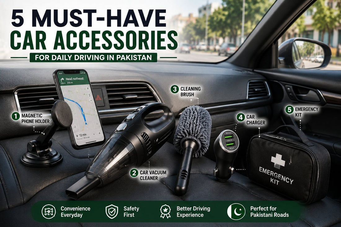 5 Must-Have Car Accessories for Daily Driving in Pakistan