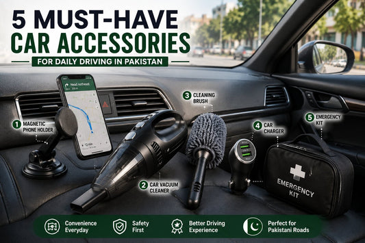 5 Must-Have Car Accessories for Daily Driving in Pakistan
