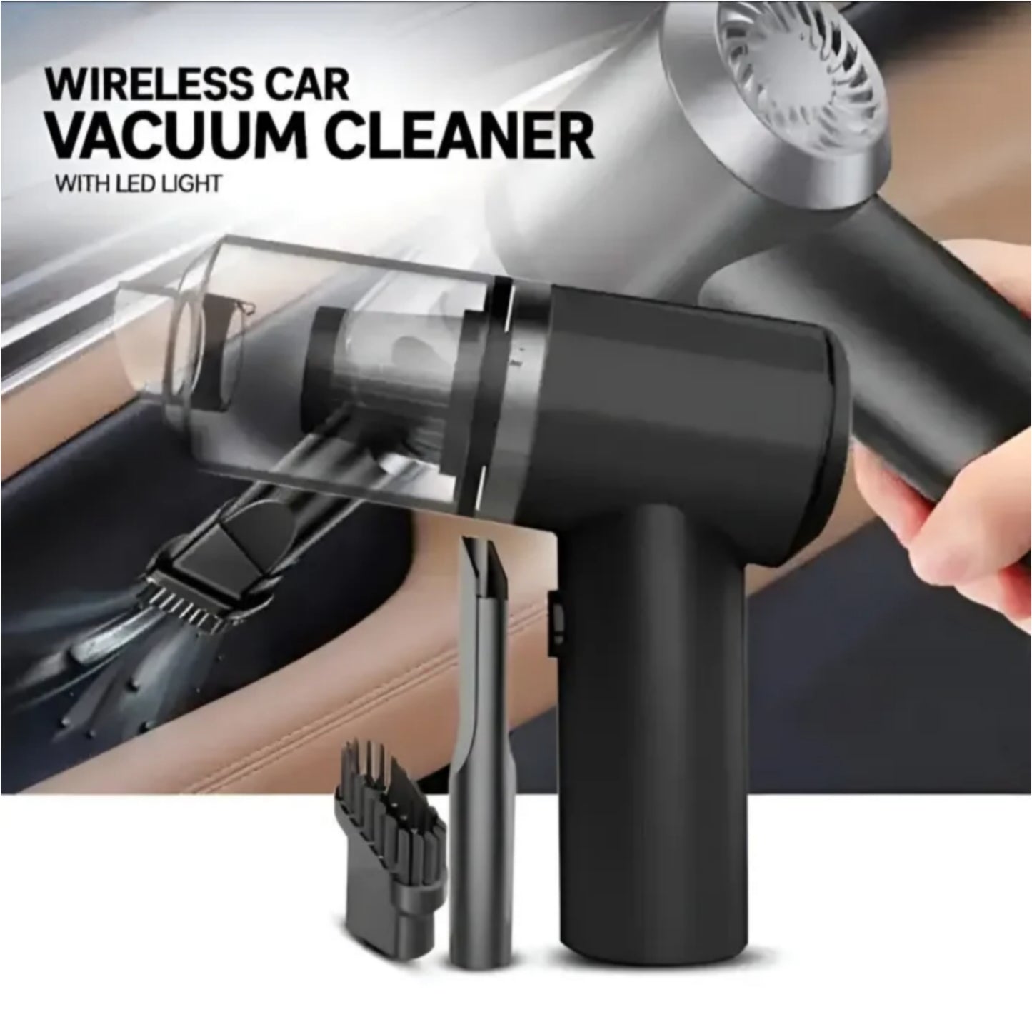 4 in 1 Wireless Car Vacuum Cleaner
